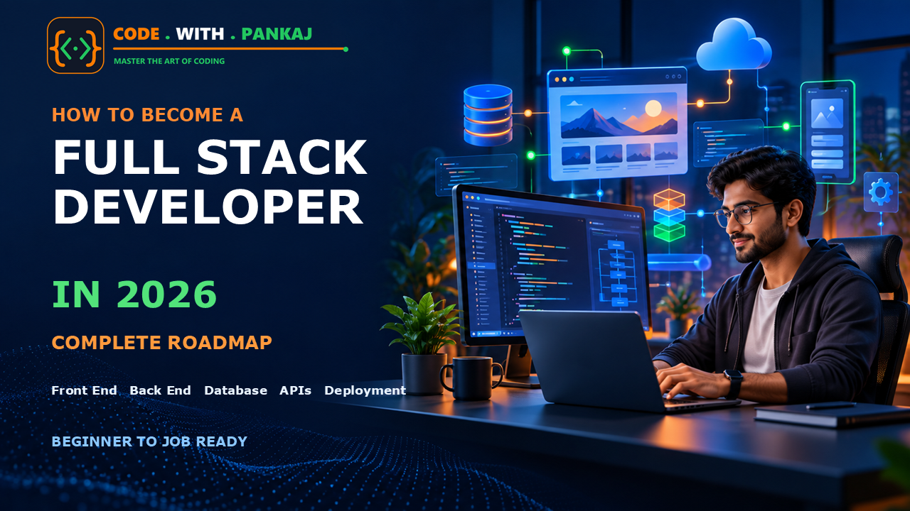 How to Become a Full Stack Developer in 2026 – Complete Roadmap