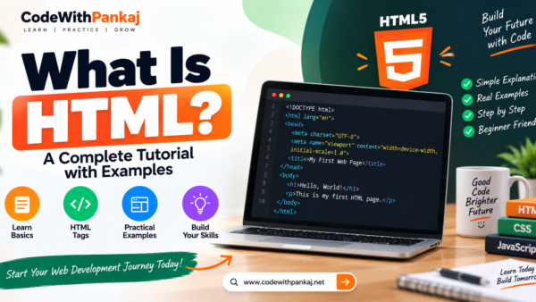What Is HTML? A Complete Tutorial with Examples
