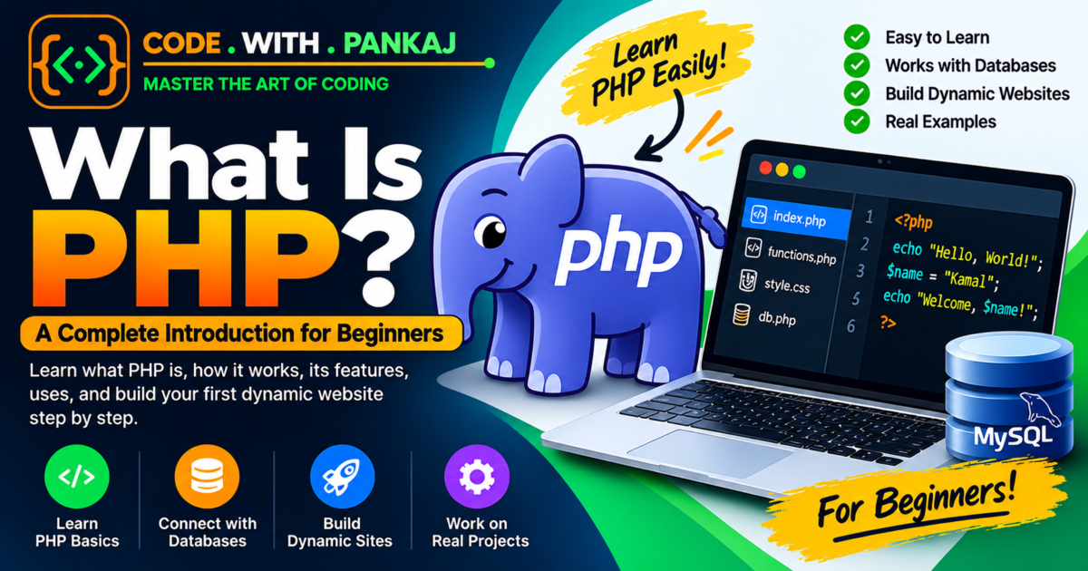 What Is PHP? A Complete Introduction for Beginners