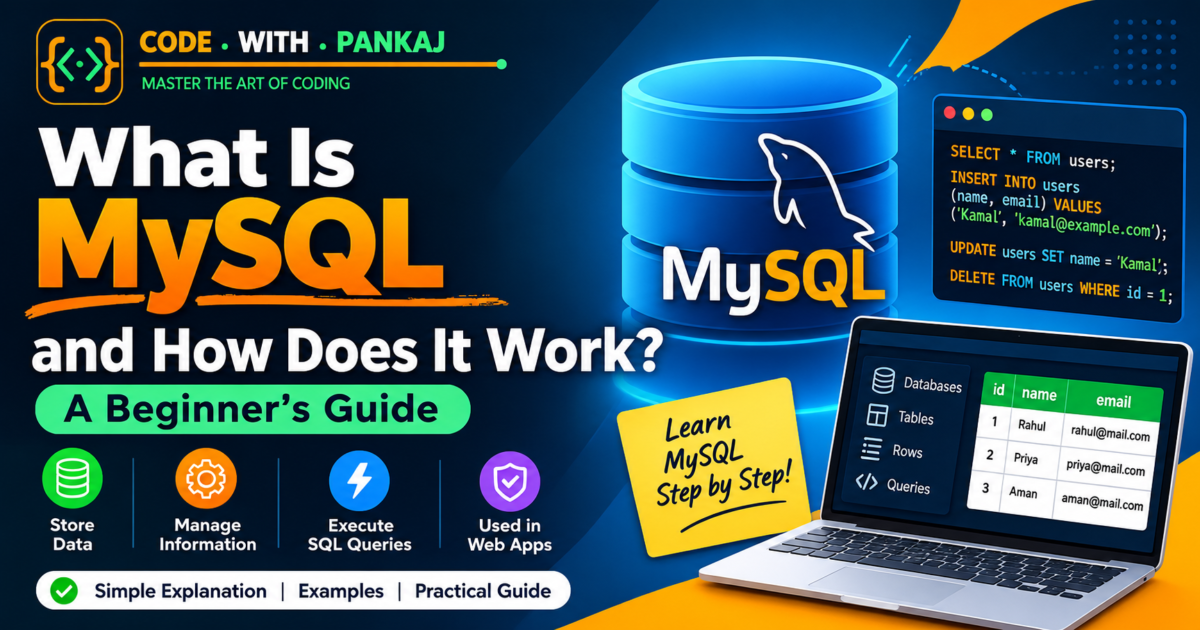 What Is MySQL and How Does It Work? A Beginner’s Guide