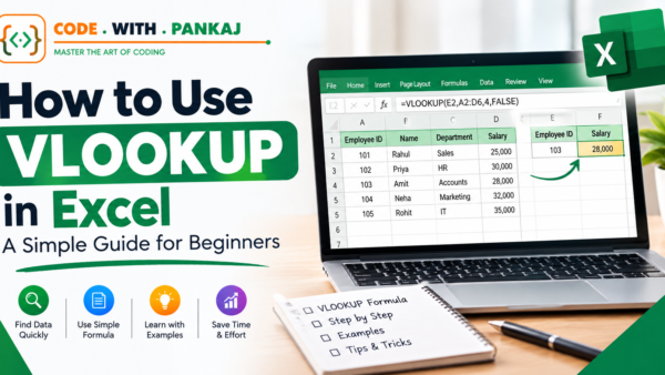 How to Use VLOOKUP in Excel: A Simple Guide for Beginners